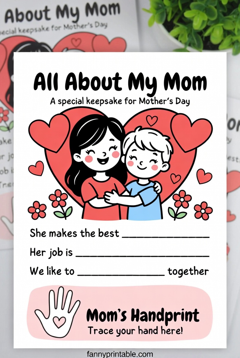 Mother's Day All About My Mom Printable (2)