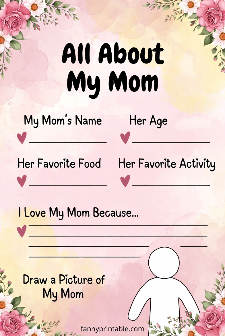 Mother's Day All About My Mom Printable (3)
