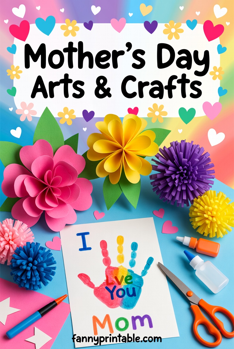 Mother's Day Arts And Crafts - Fanny Printable (3)