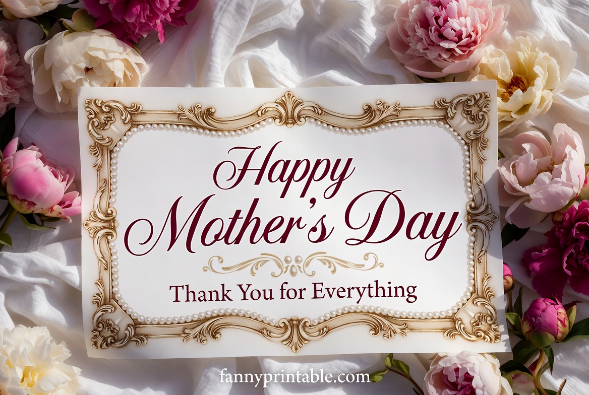 Mother's Day Banner Printable - Fanny Printable (1)