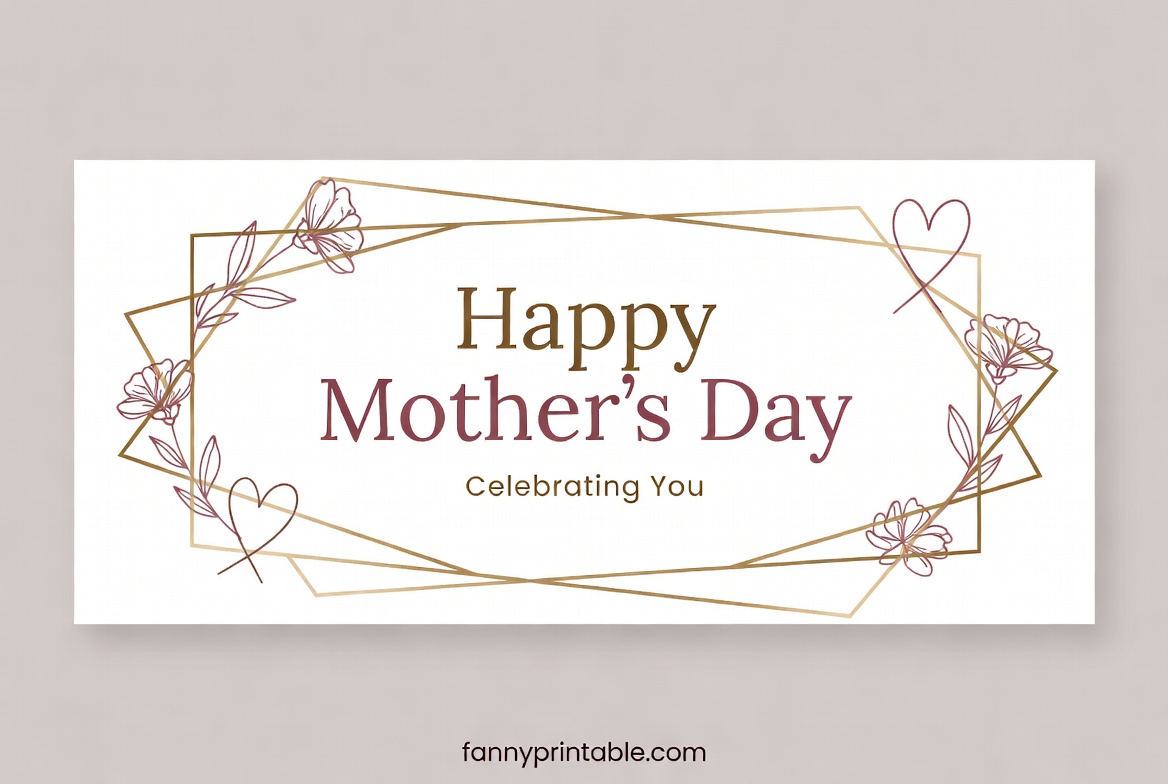 Mother's Day Banner Printable - Fanny Printable (2)