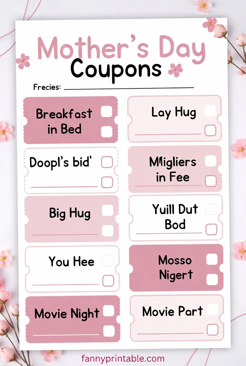 Mothers Day Book Printable 2 Mother's Day Book Printable (2)