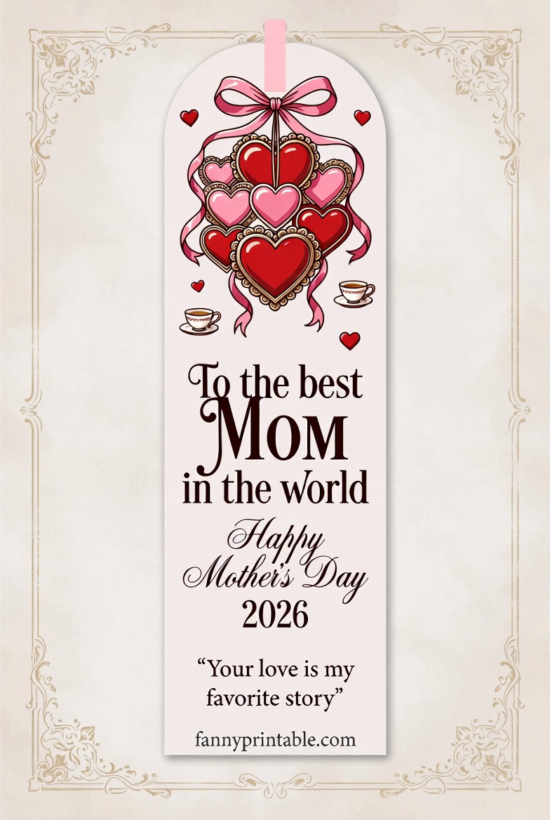 Mother's Day Bookmarks Printable (1)