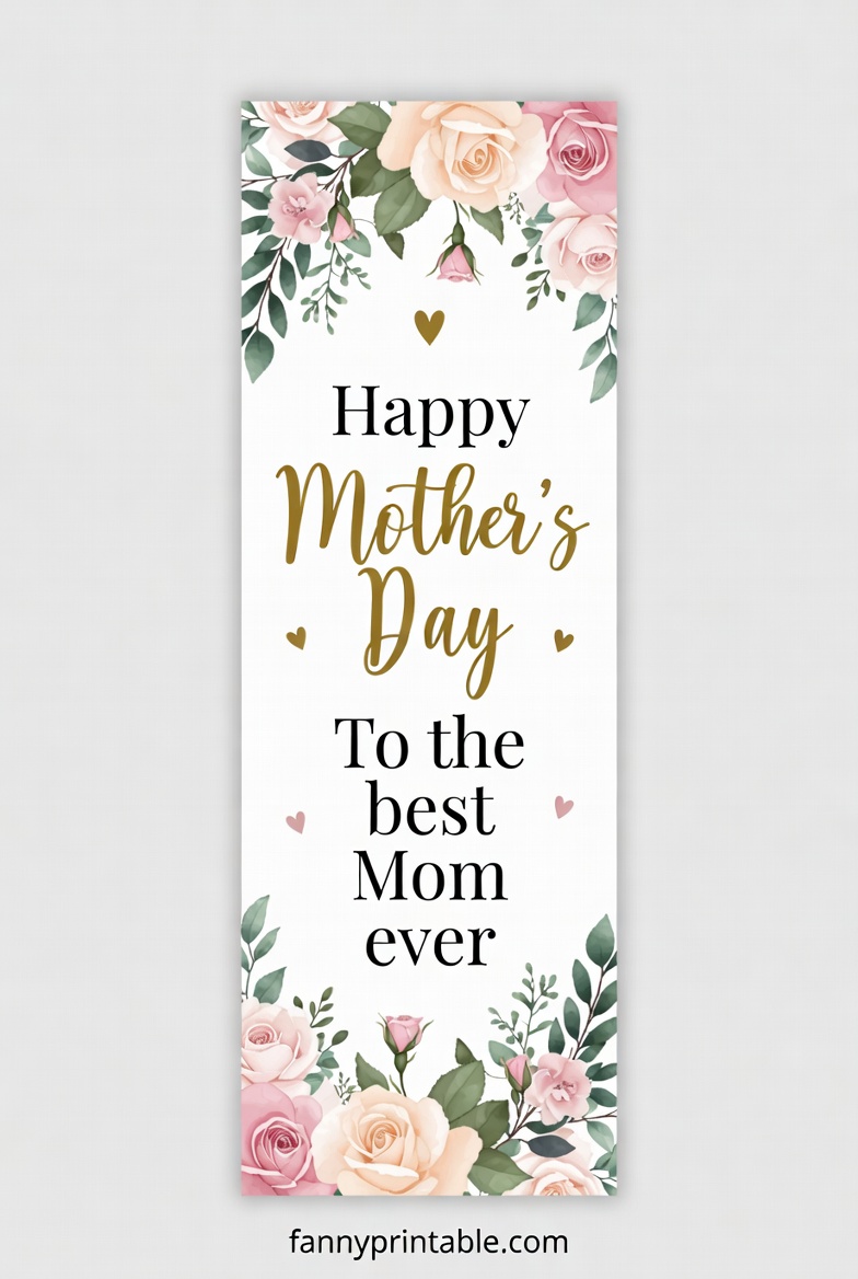 Mother's Day Bookmarks Printable Free (1)