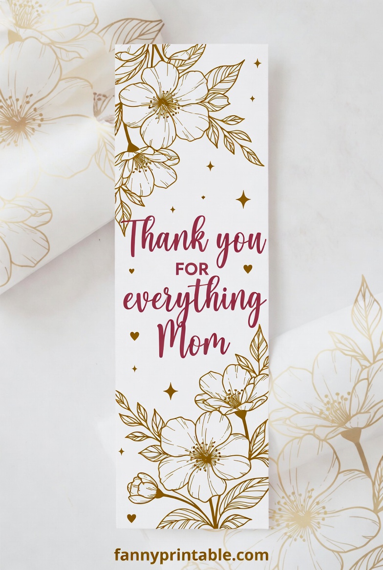 Mother's Day Bookmarks Printable Free (3)