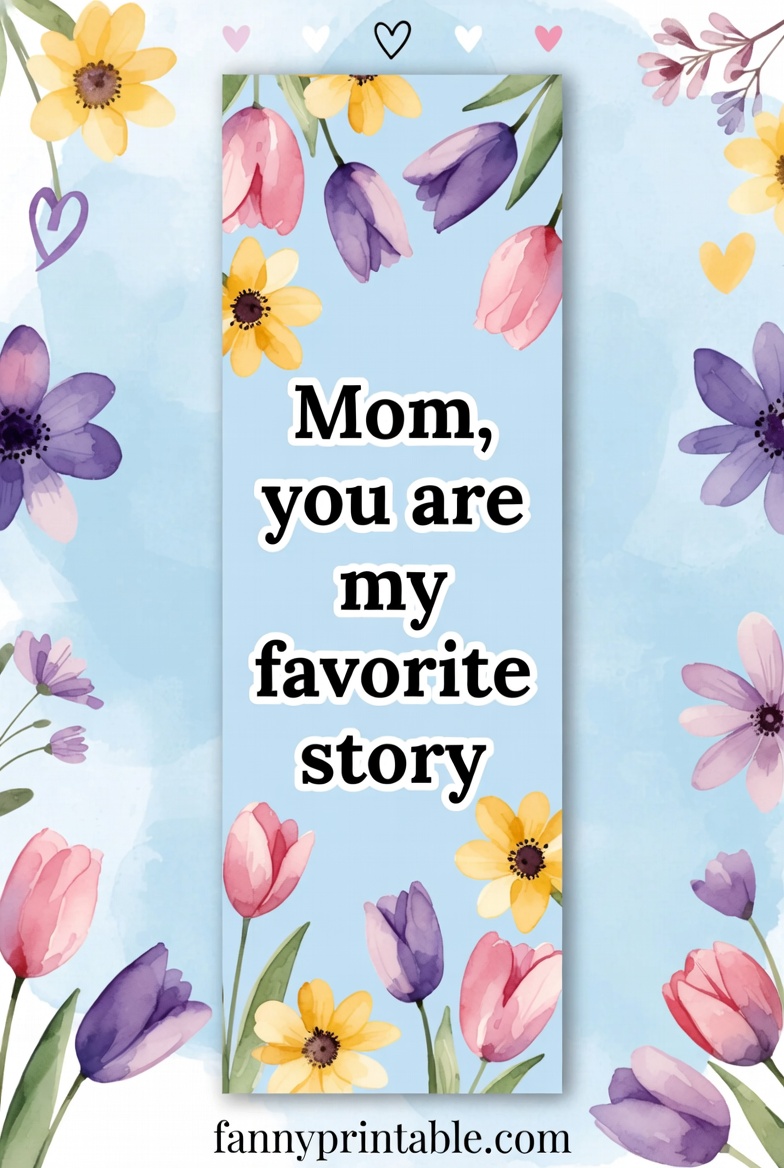 Mother's Day Bookmarks Printable Free (4)