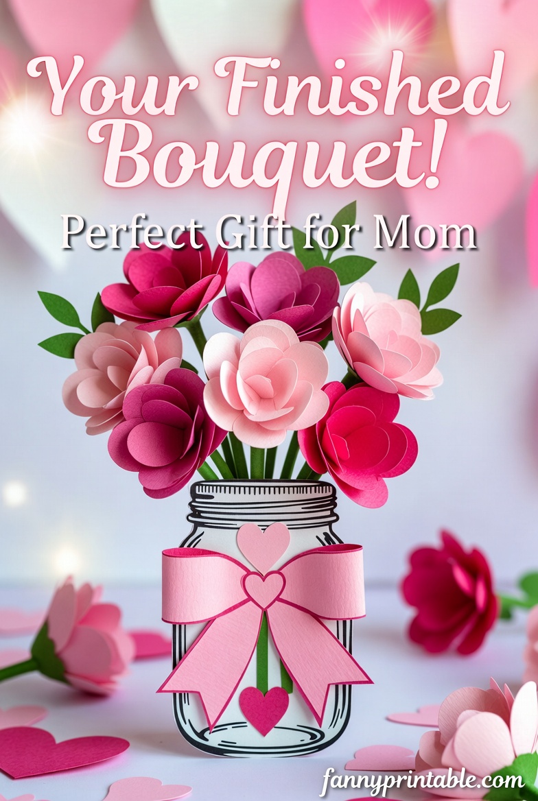 Mother's Day Bouquet Craft - Fanny Printable (1)