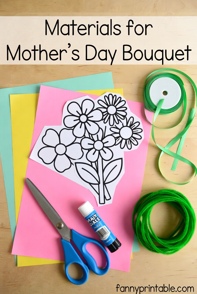 Mother's Day Bouquet Craft - Fanny Printable (3)