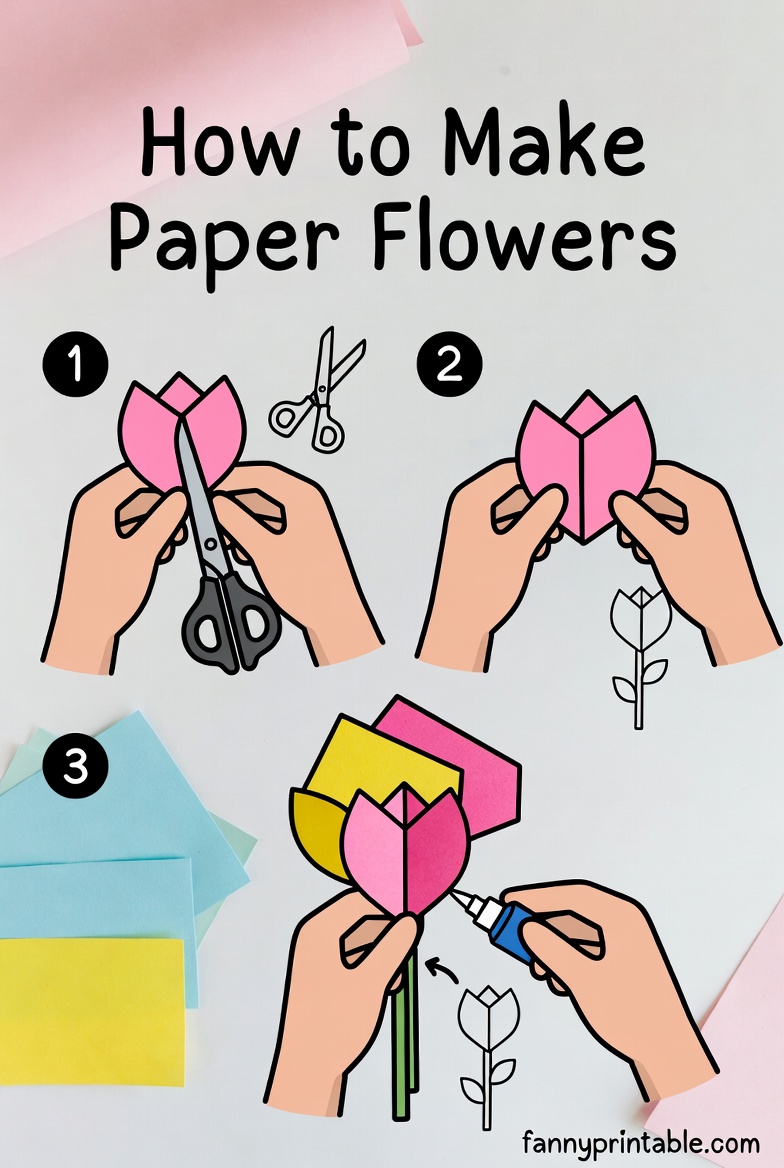 Mother's Day Bouquet Craft - Fanny Printable (4)