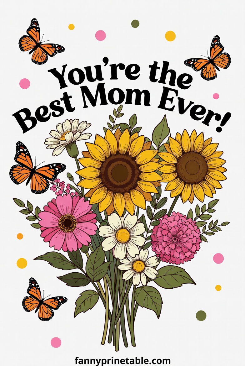 Mother's Day Bouquet Printable (2)