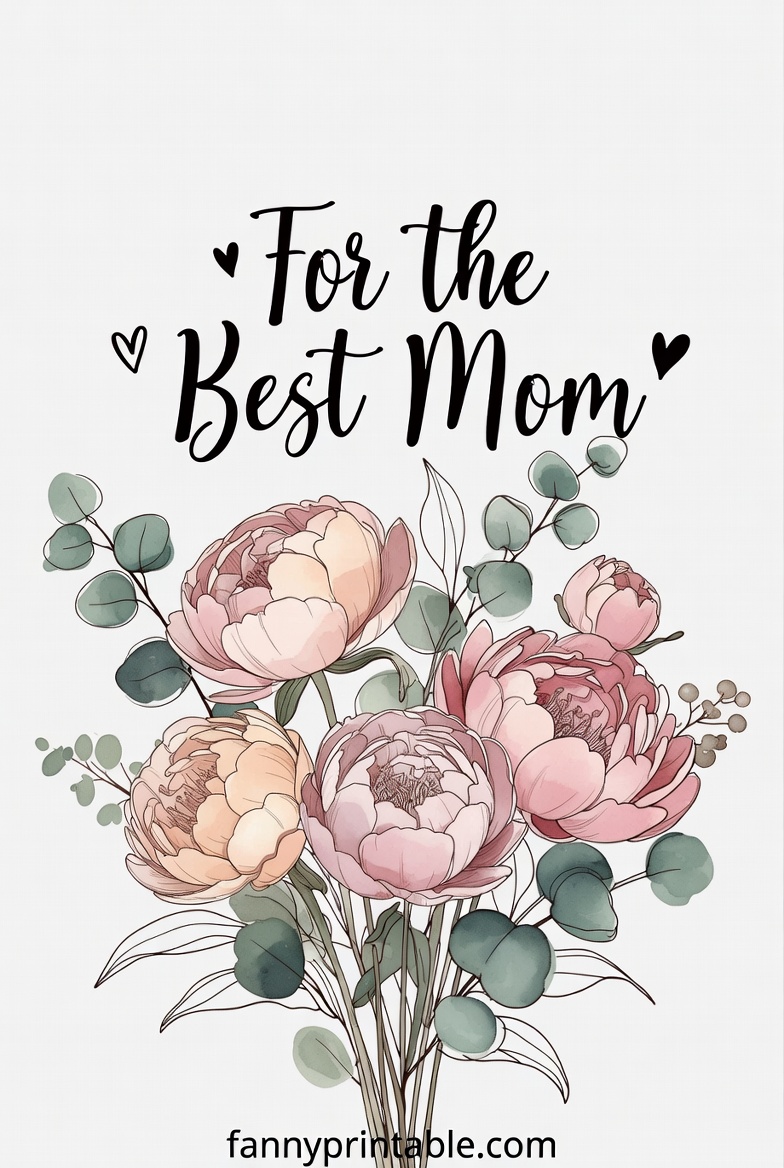 Mother's Day Bouquet Printable (4)