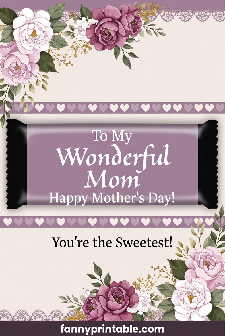 Mother's Day Candy Bar Wrapper Free Printable (2)
