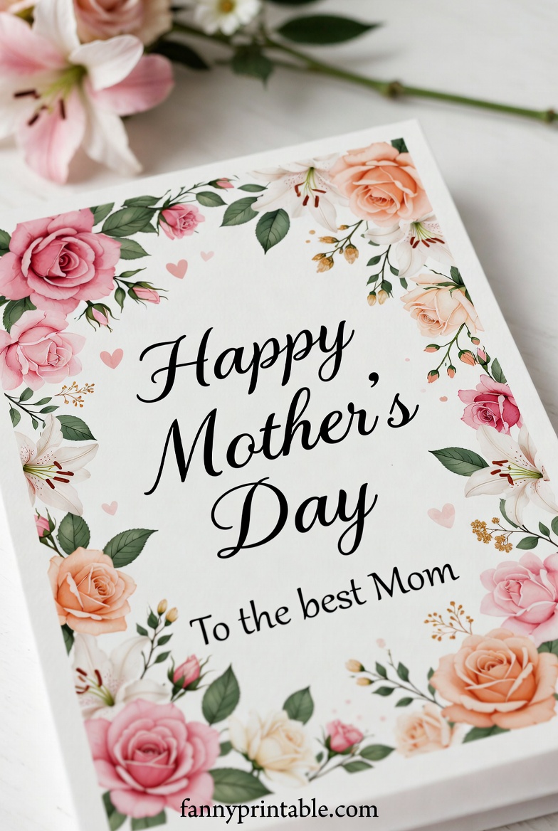 Mother's Day Card Designs - Fanny Printable (1)