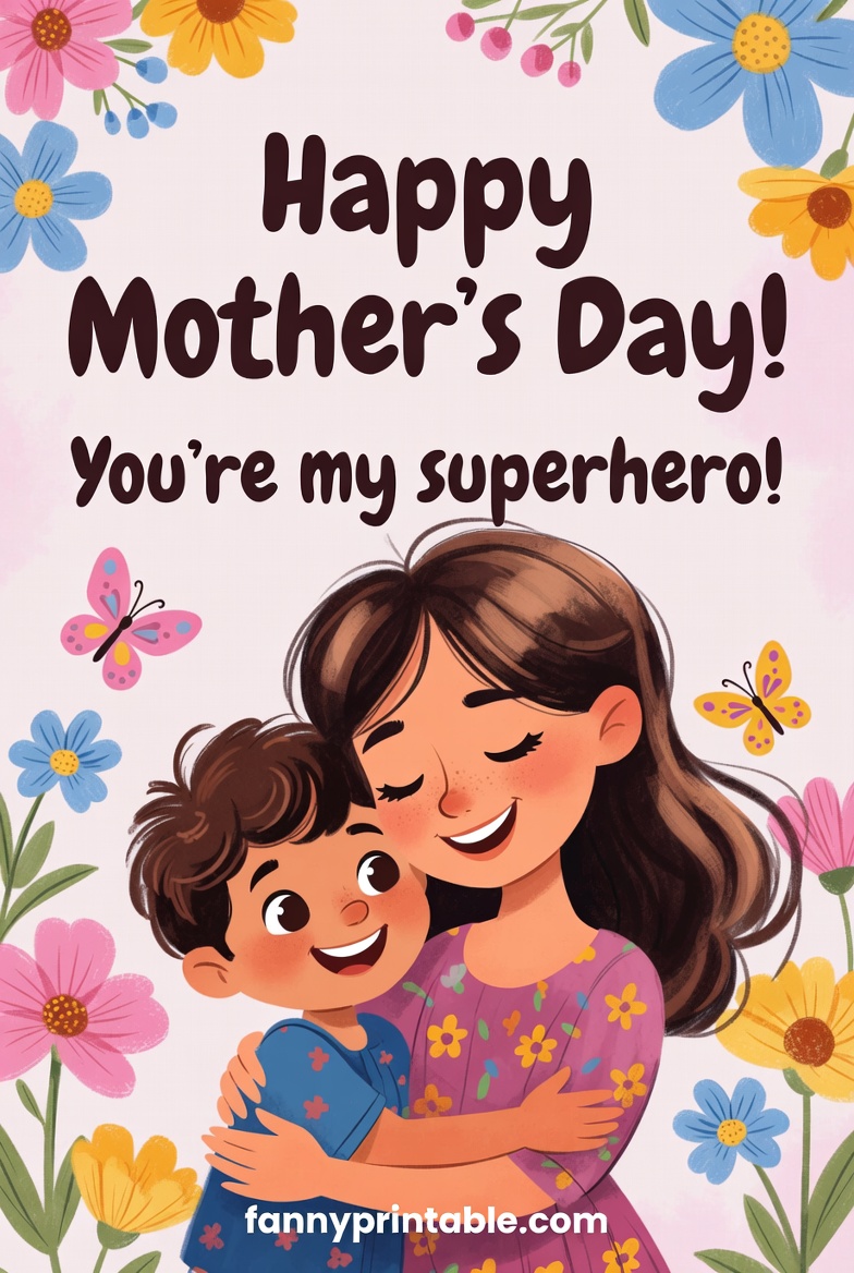 Mother's Day Card - Fanny Printable (3)