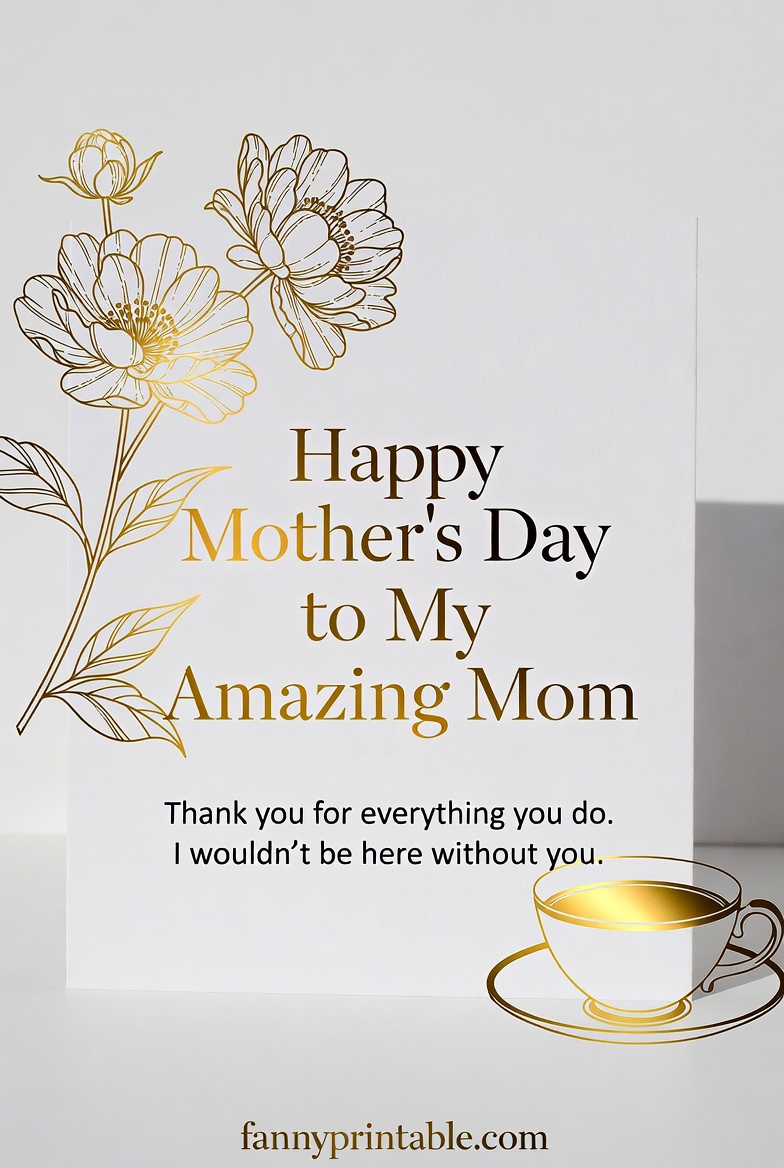 Mother's Day Card - Fanny Printable (4)