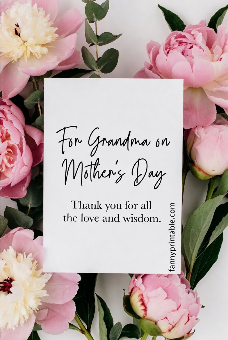 Mother's Day Card For Grandma Printable (2)