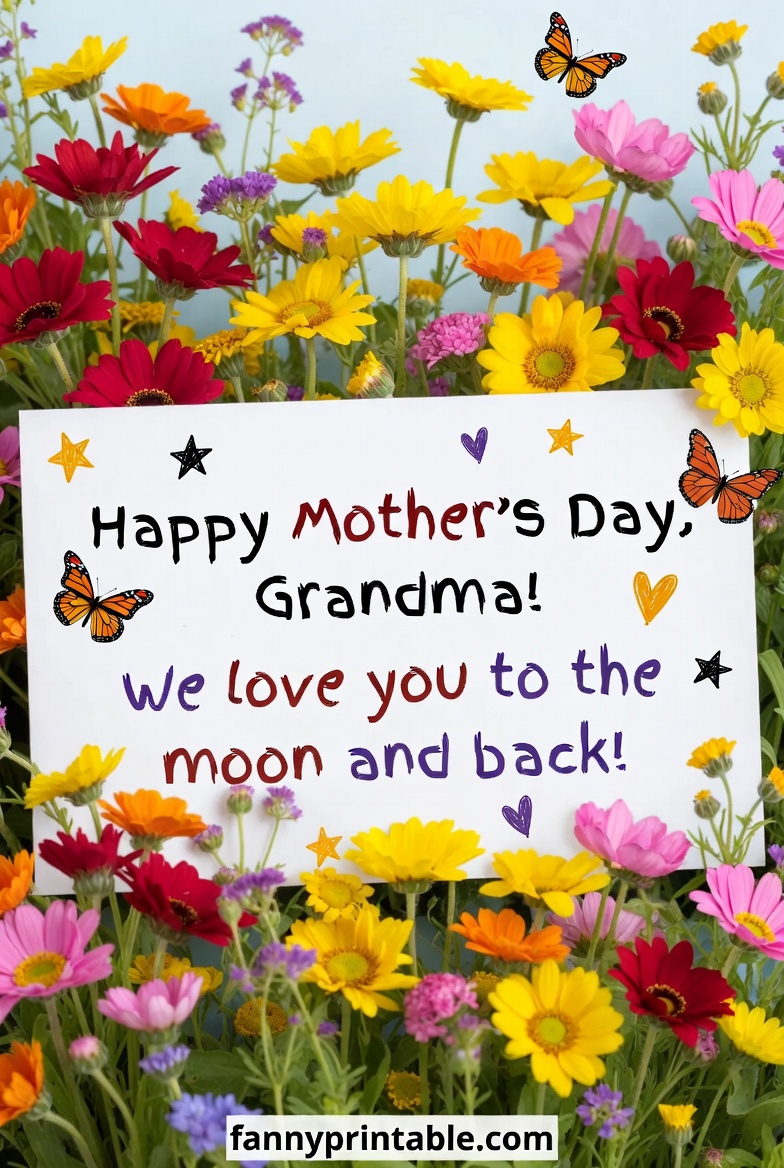 Mother's Day Card For Grandma Printable (3)