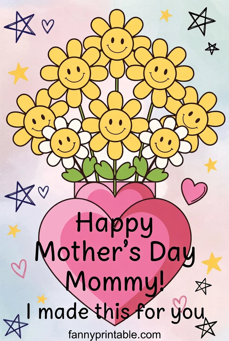 Mother's Day Card For Kids - Fanny Printable (3)
