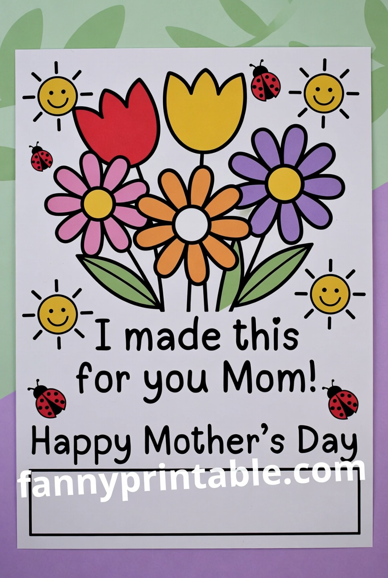 Mother's Day Card For Kids Printable (3)
