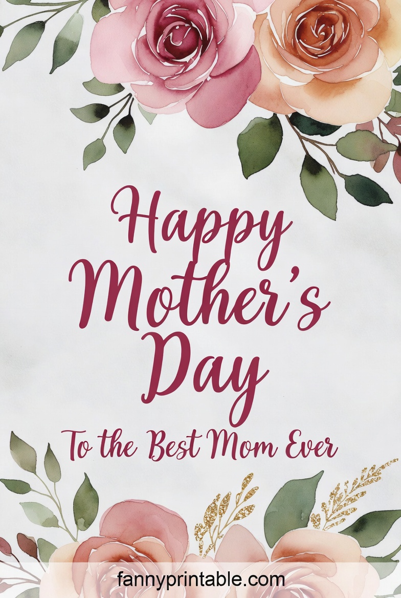 Mother's Day Card Free Printable - Fanny Printable (2)