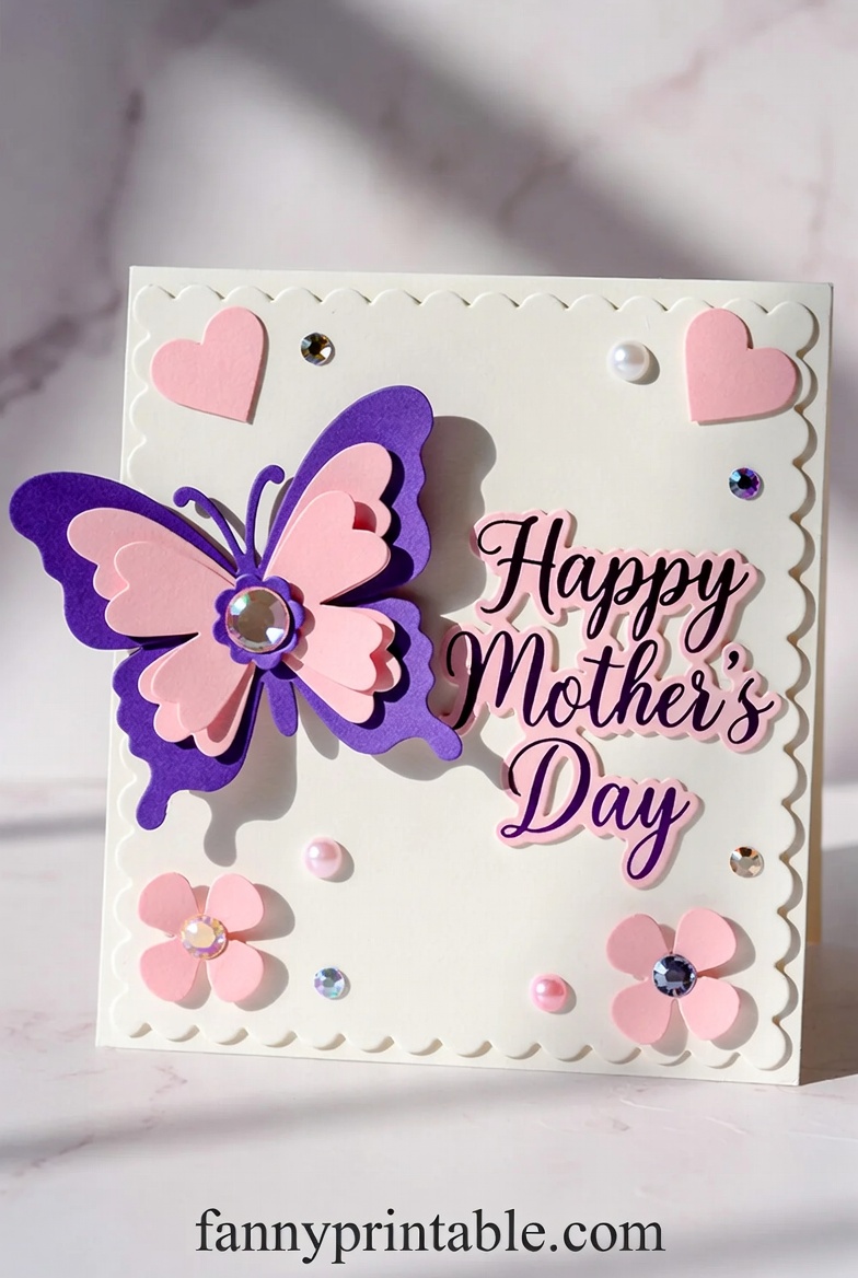 Mother's Day Card Handmade - Fanny Printable (1)