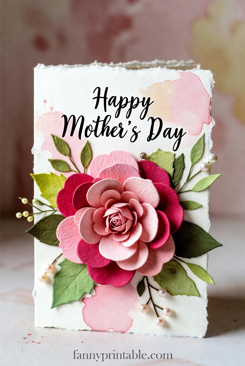 Mother's Day Card Handmade - Fanny Printable (2)
