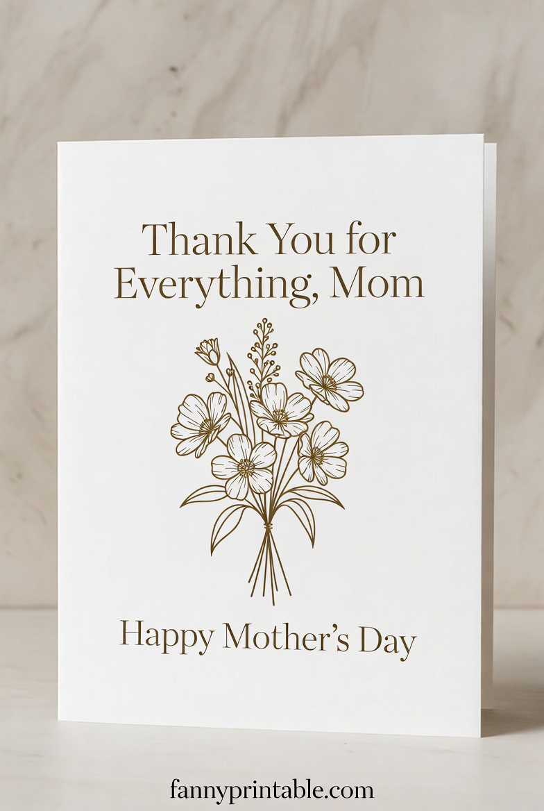Mother's Day Card Ideas - Fanny Printable (1)