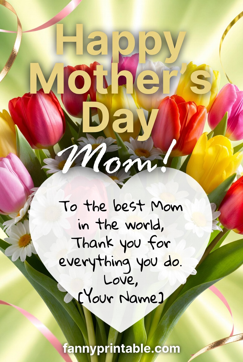 Mother's Day Card Images - Fanny Printable (3)