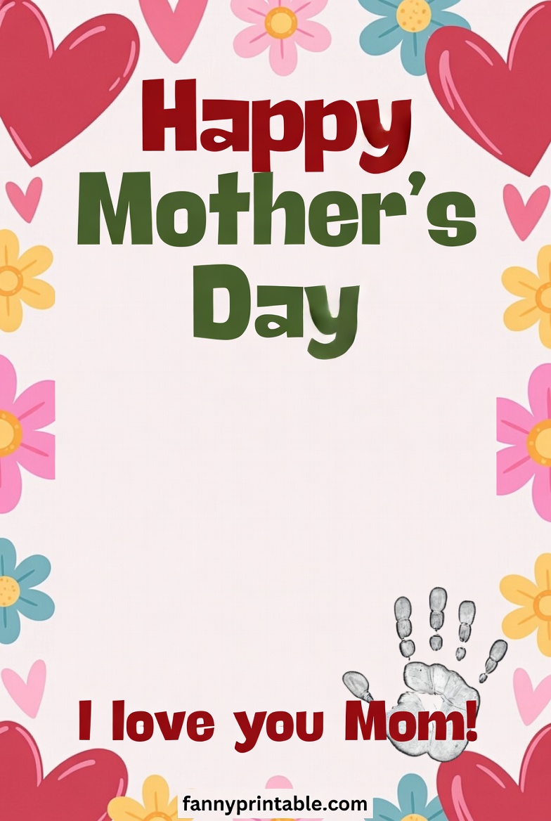 Mother's Day Card Printable For Kids (2)