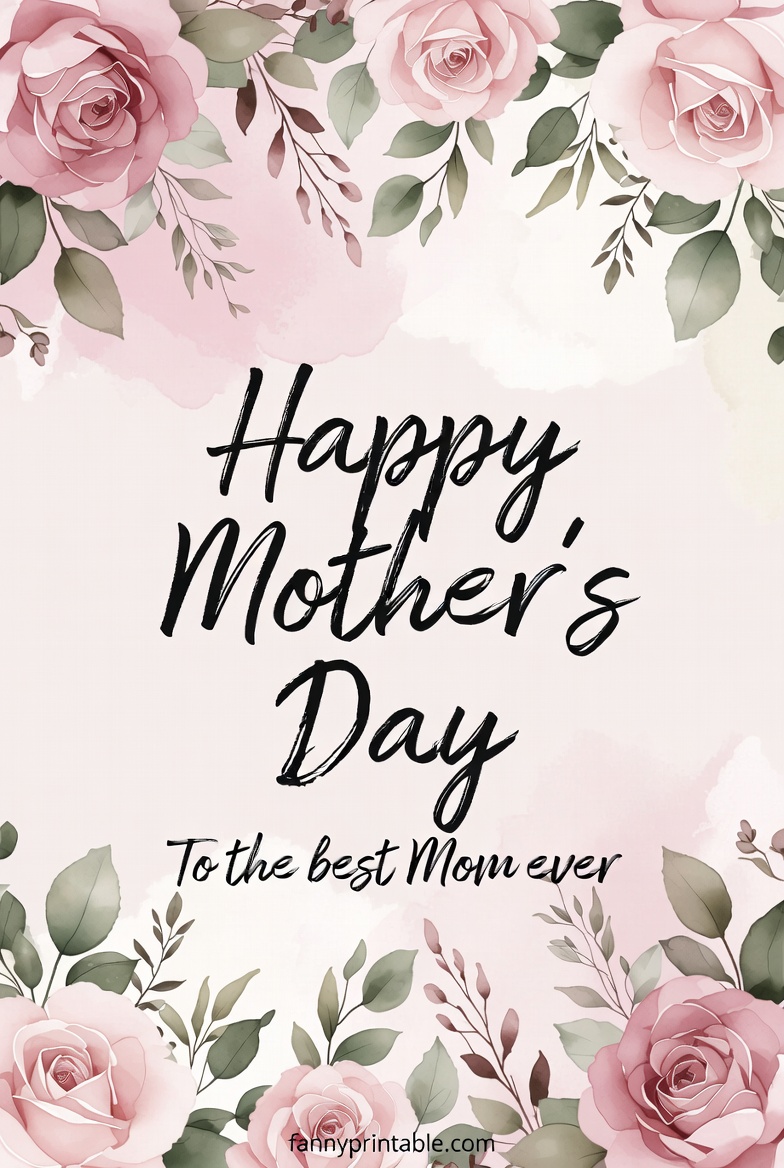 Mother's Day Card Printable Free - Fanny Printable (1)