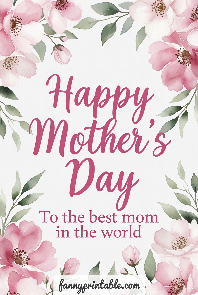 Mother's Day Card Printable Template (4)