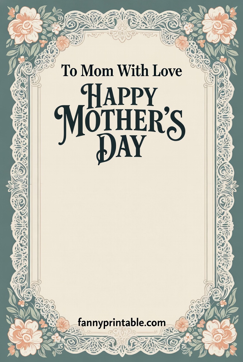 Mother's Day Card Template Free Printable (3)