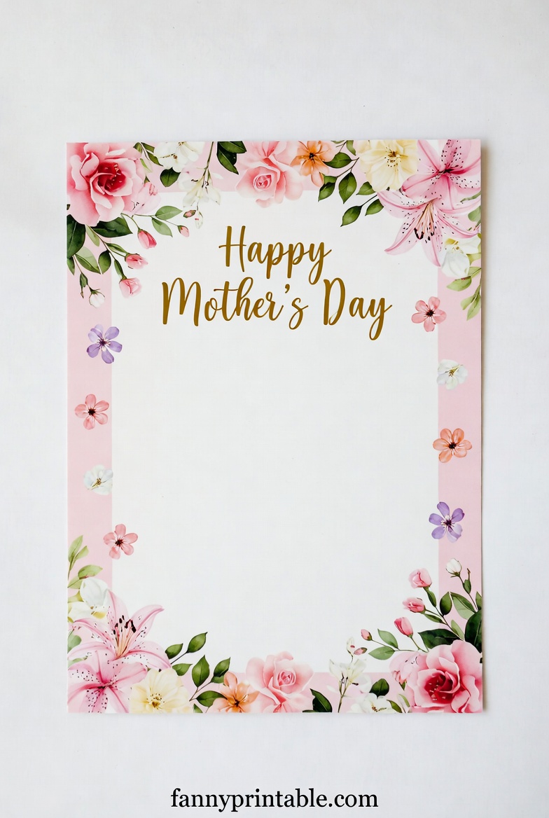 Mother's Day Card Templates - Fanny Printable (1)