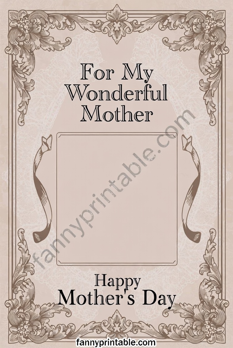 Mother's Day Card Templates - Fanny Printable (2)