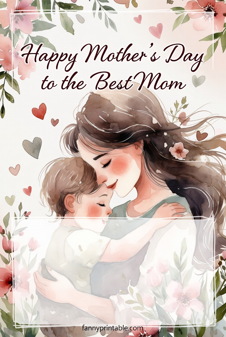 Mother's Day Card Templates - Fanny Printable (4)