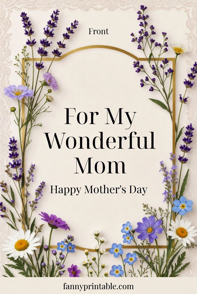 Mother's Day Card To Make - Fanny Printable (3)