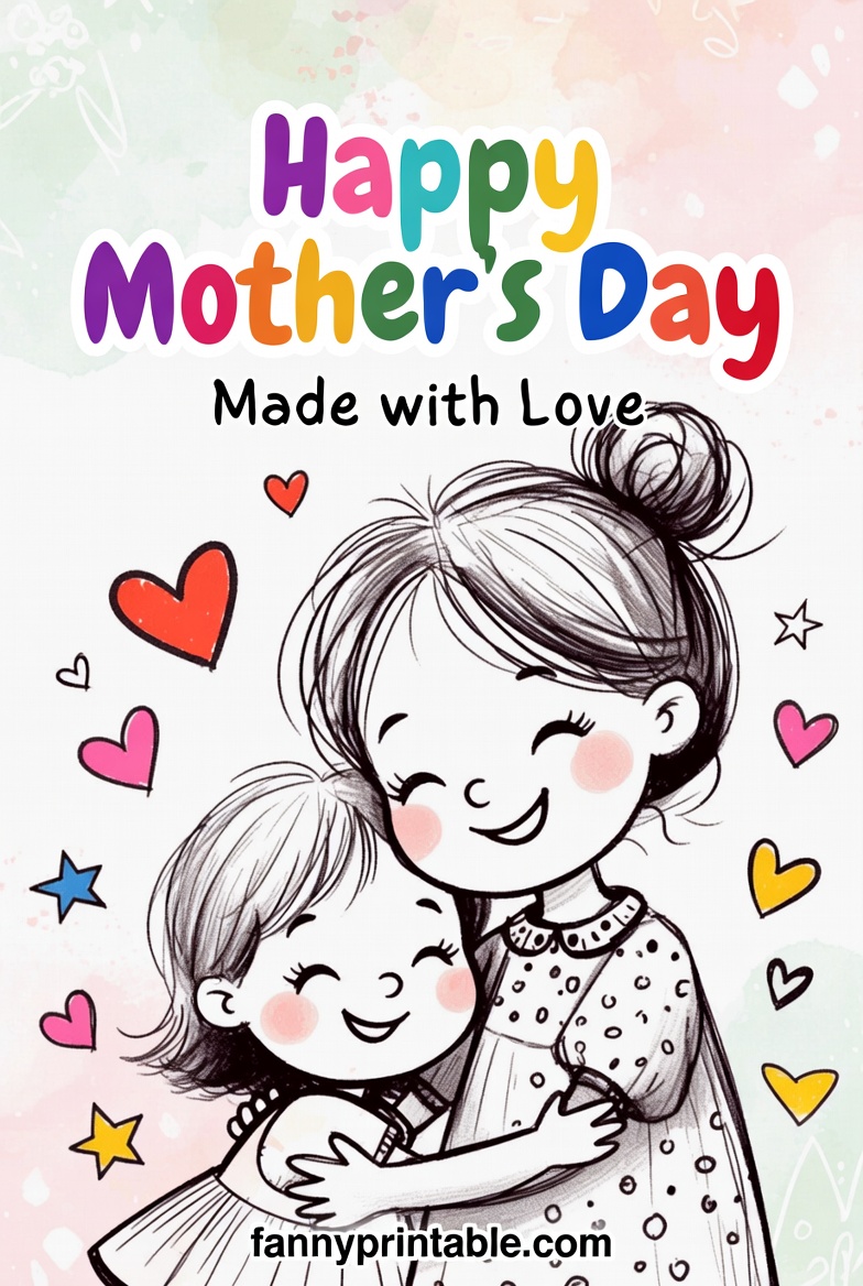 Mother's Day Card To Make - Fanny Printable (4)