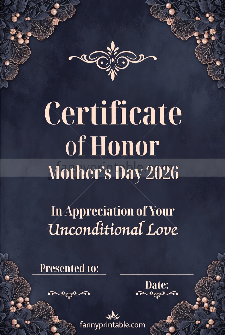 Mother's Day Certificates Free Printable (1)
