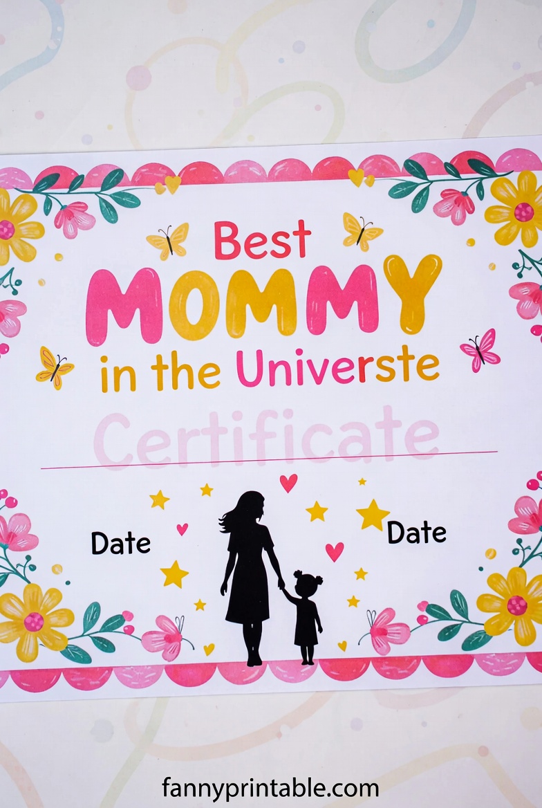 Mother's Day Certificates Free Printable (2)