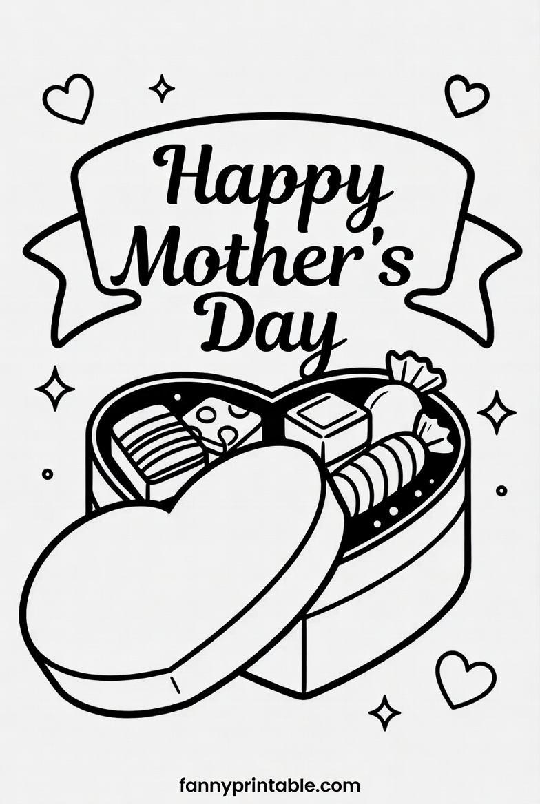 Mother's Day Coloring Sheets Printable (1)
