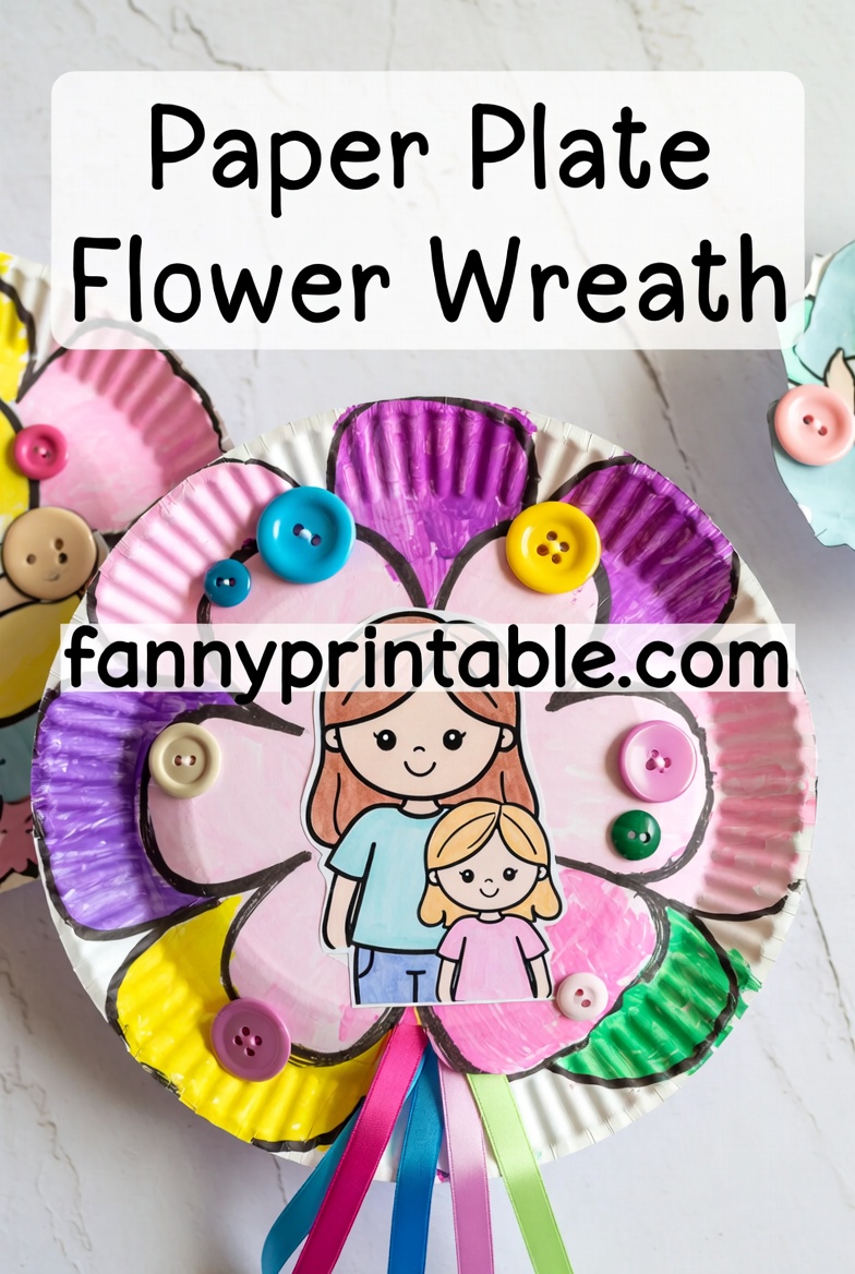 Mother's Day Craft For Kids - Fanny Printable (1)
