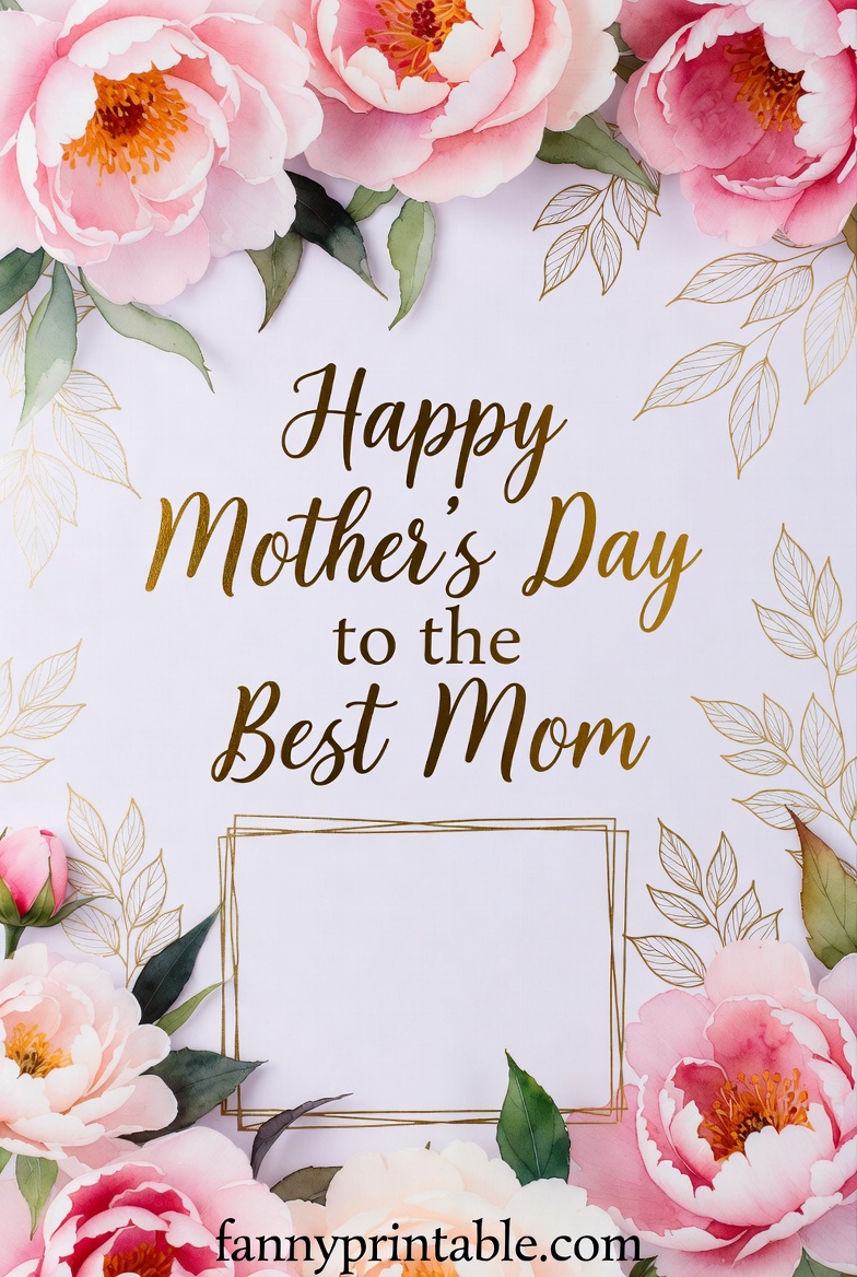 Mother's Day Craft Free Printable (2)