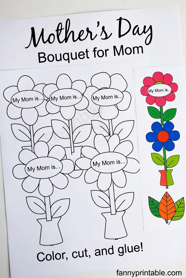 Mother's Day Craft Printable - Fanny Printable (3)