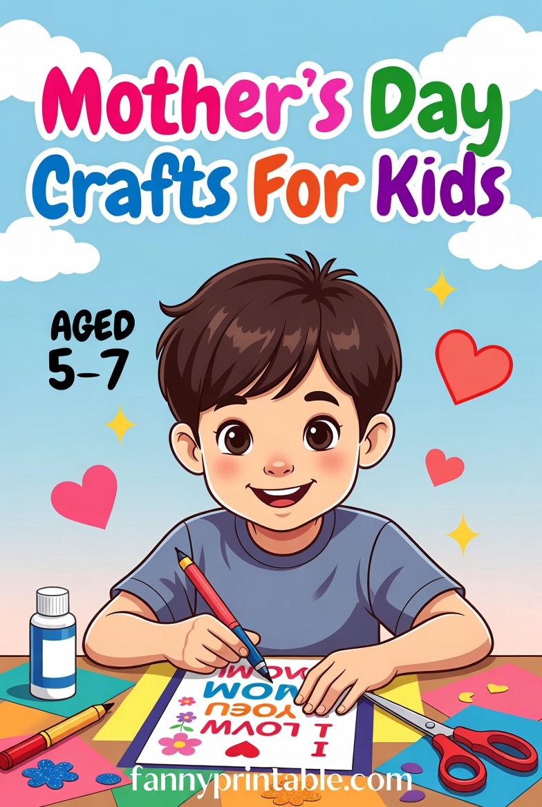 Mother's Day Crafts For Kids - Fanny Printable (1)