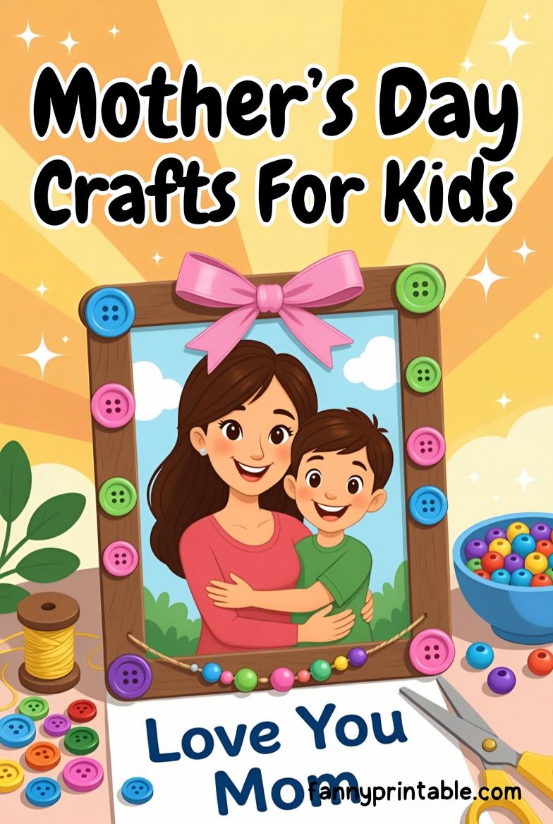 Mother's Day Crafts For Kids - Fanny Printable (2)