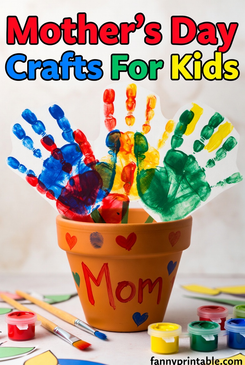 Mother's Day Crafts For Kids - Fanny Printable (3)