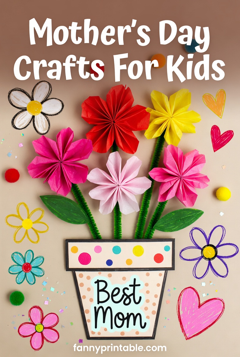Mother's Day Crafts For Kids - Fanny Printable (4)