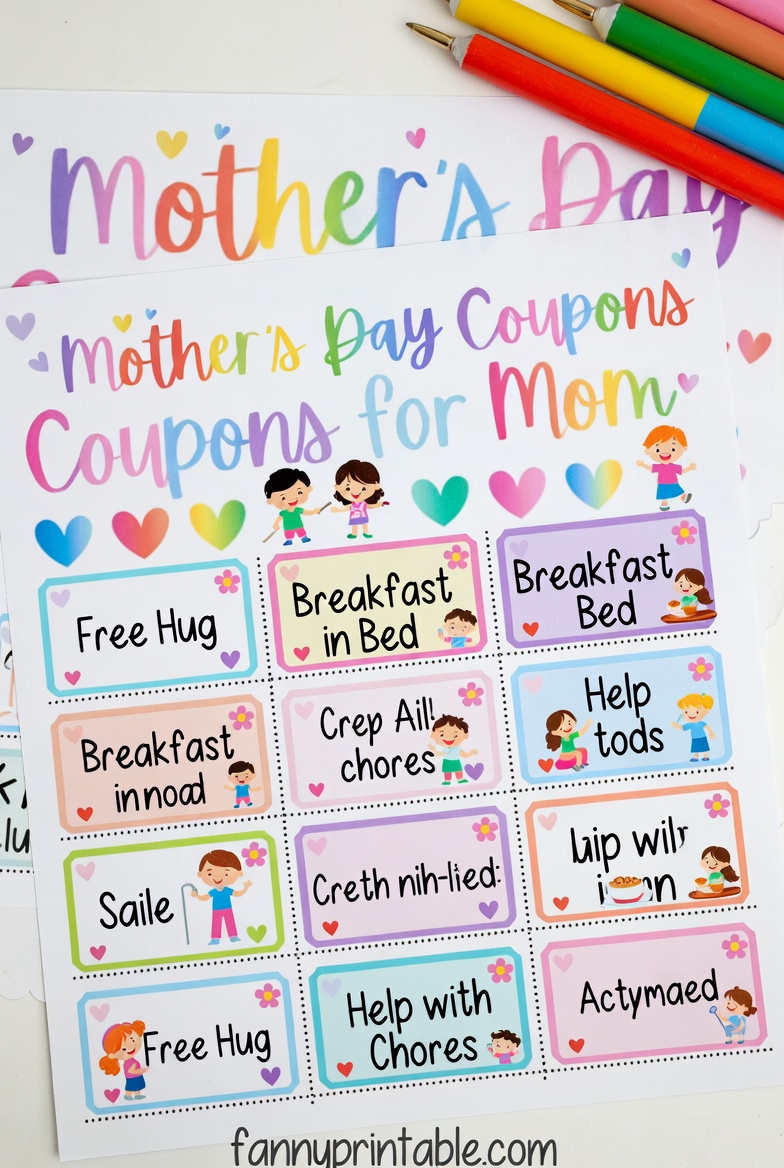 Mother's Day Crafts For Kids Printable - Fanny Printable (2)