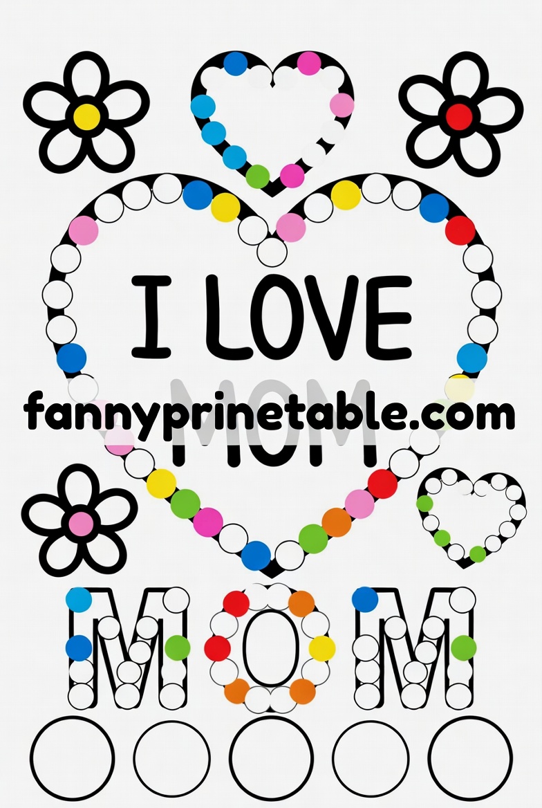 Mother's Day Dot Marker Printable (2)
