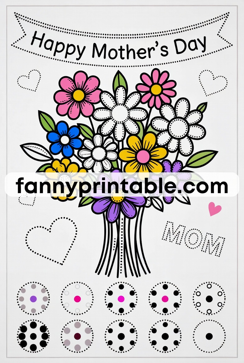 Mother's Day Dot Marker Printable (3)